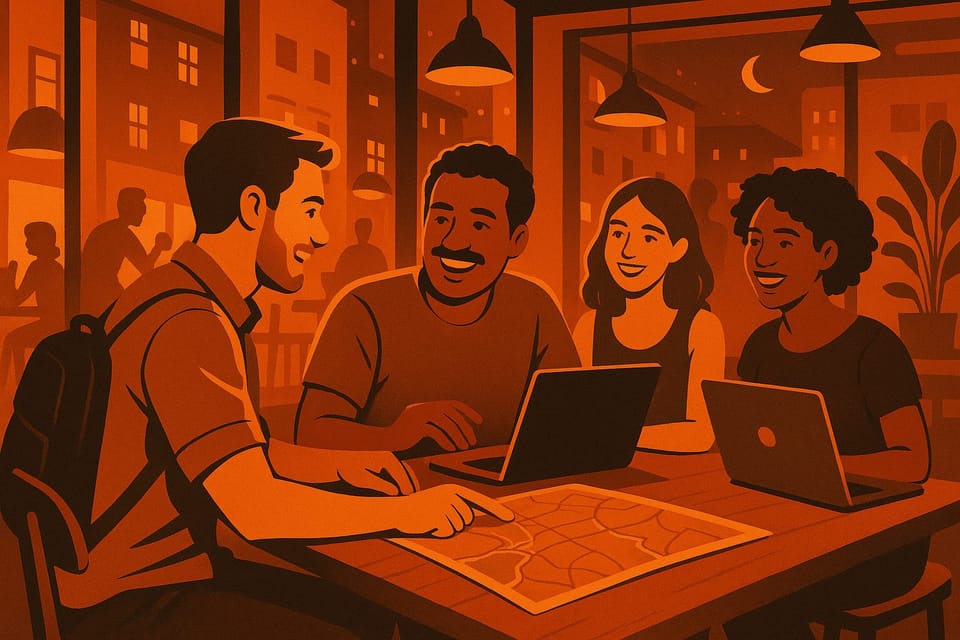 Digital Nomad Language Exchange Routine: How to Build Weekly Speaking Reps Without Wasting Nights on Bad Meetups